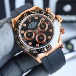 Black ROLEX Daytona Replica Imported Steel 40MM Black Watch